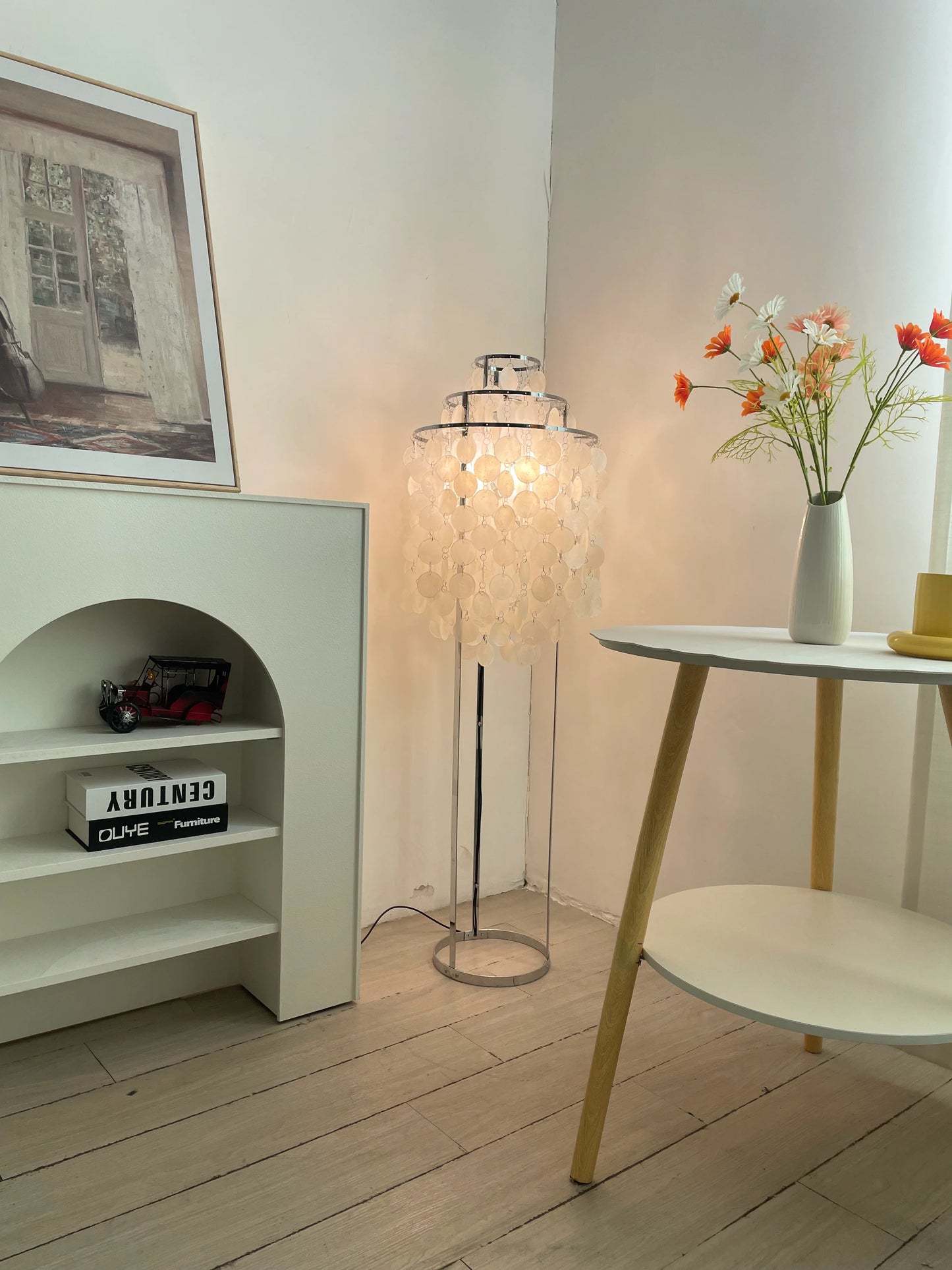 Vintage Shell Floor Lamp - Nuvé