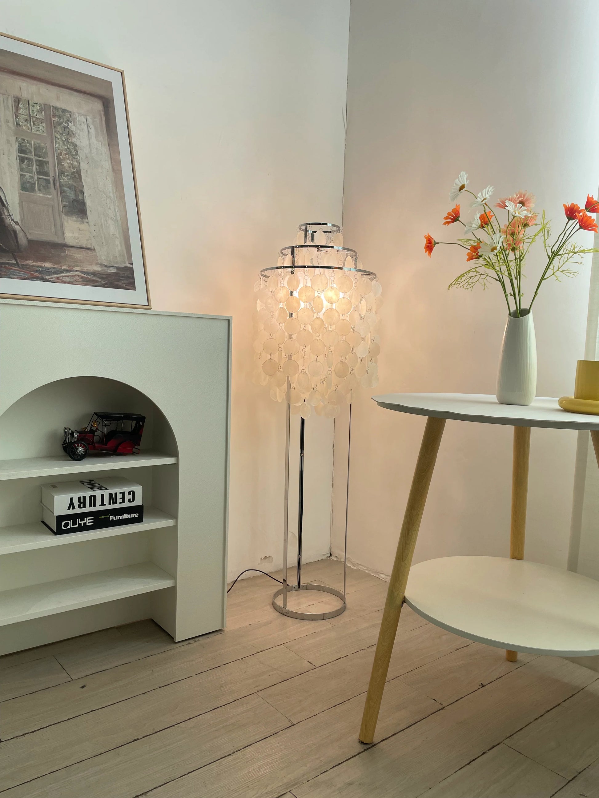 Vintage Shell Floor Lamp - Nuvé