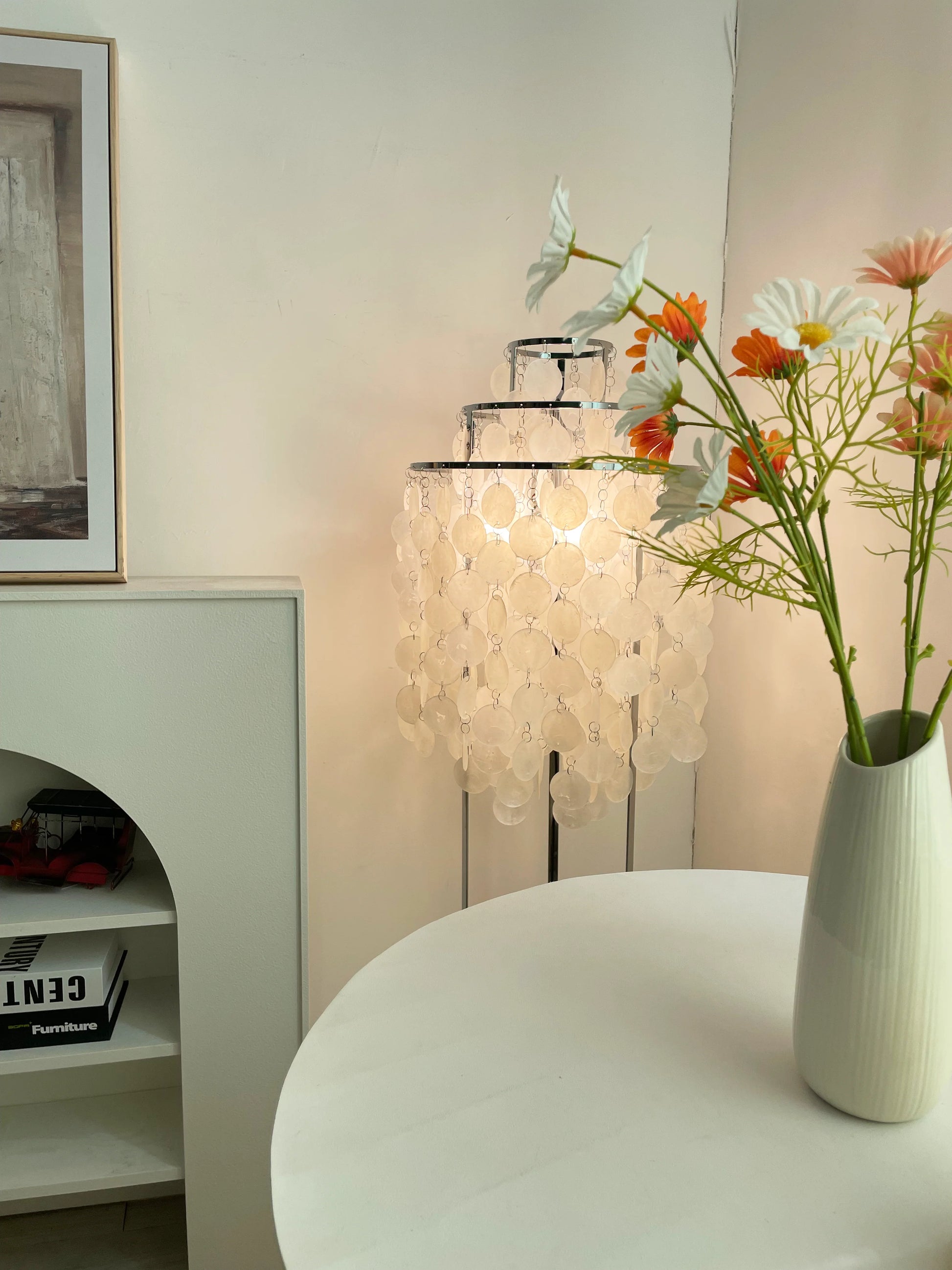 Vintage Shell Floor Lamp - Nuvé