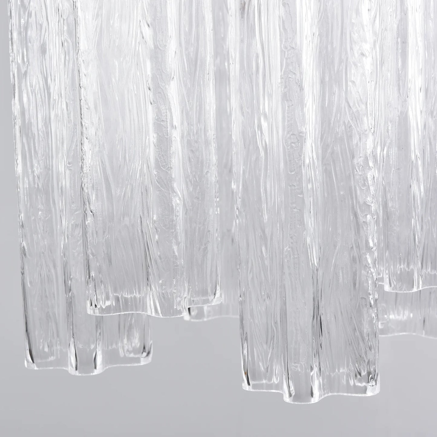 Vintage Transparent Murano Chandelier - Nuvé