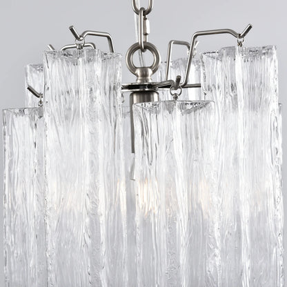 Vintage Transparent Murano Chandelier - Nuvé