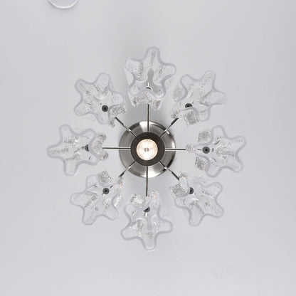 Vintage Transparent Murano Chandelier