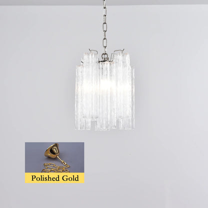 Vintage Transparent Murano Chandelier - Nuvé