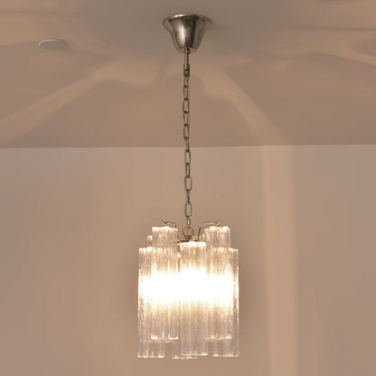 Vintage Transparent Murano Chandelier