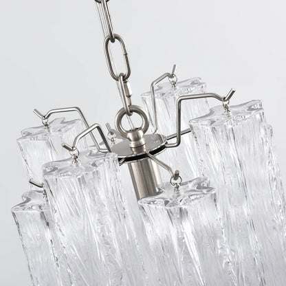 Vintage Transparent Murano Chandelier - Nuvé