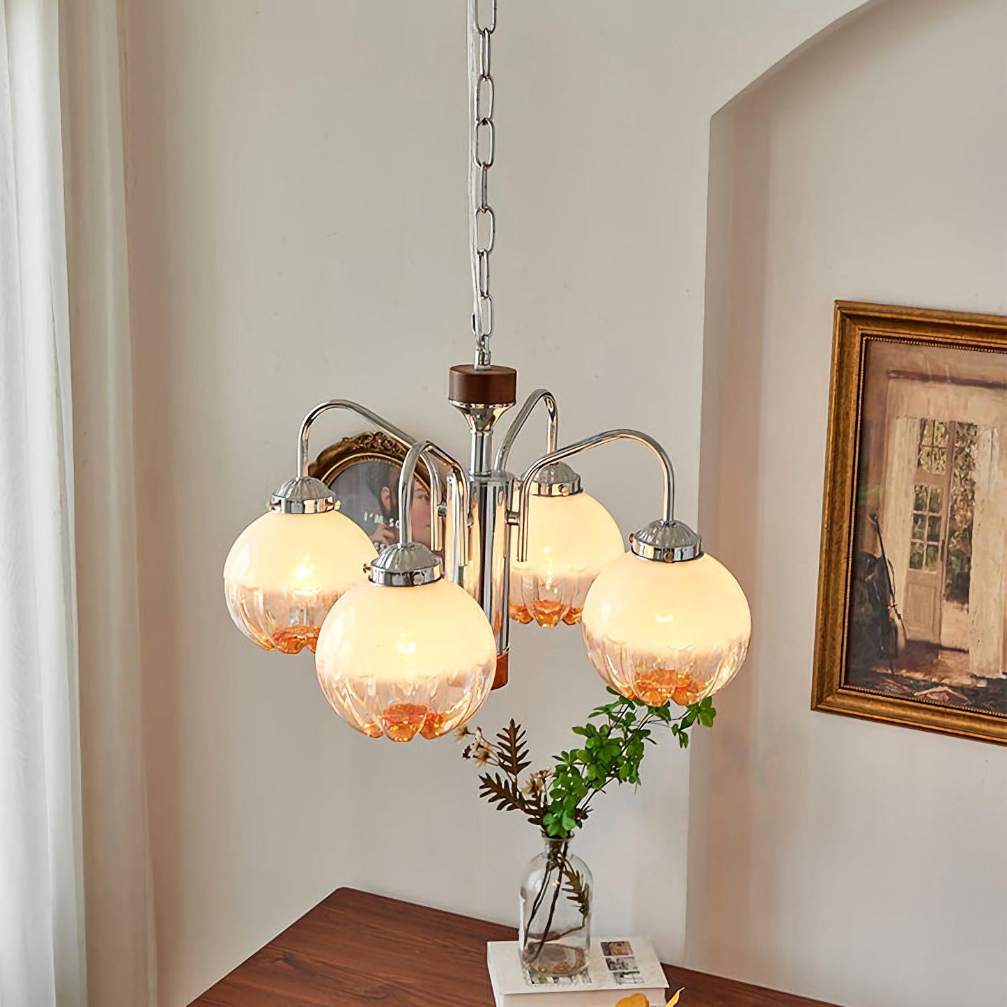Flower Bud Glass Chandelier - Nuvé