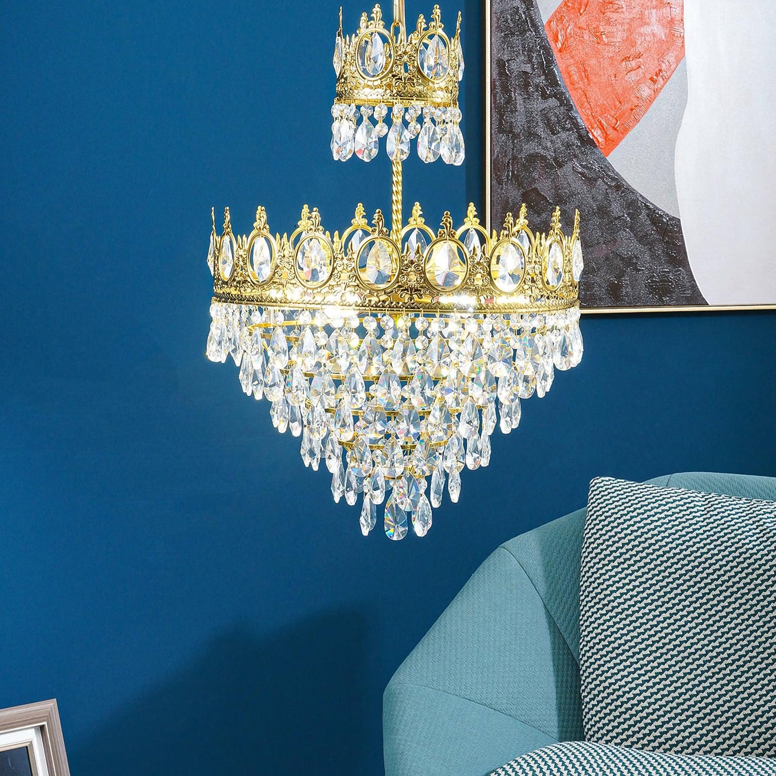 Vintage Crystal Chandelier - Nuvé
