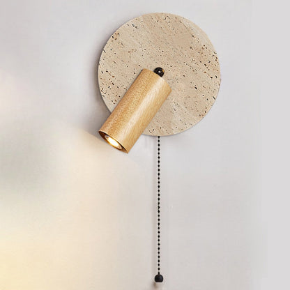 Vintage Travertine Wall Lamp - Nuvé