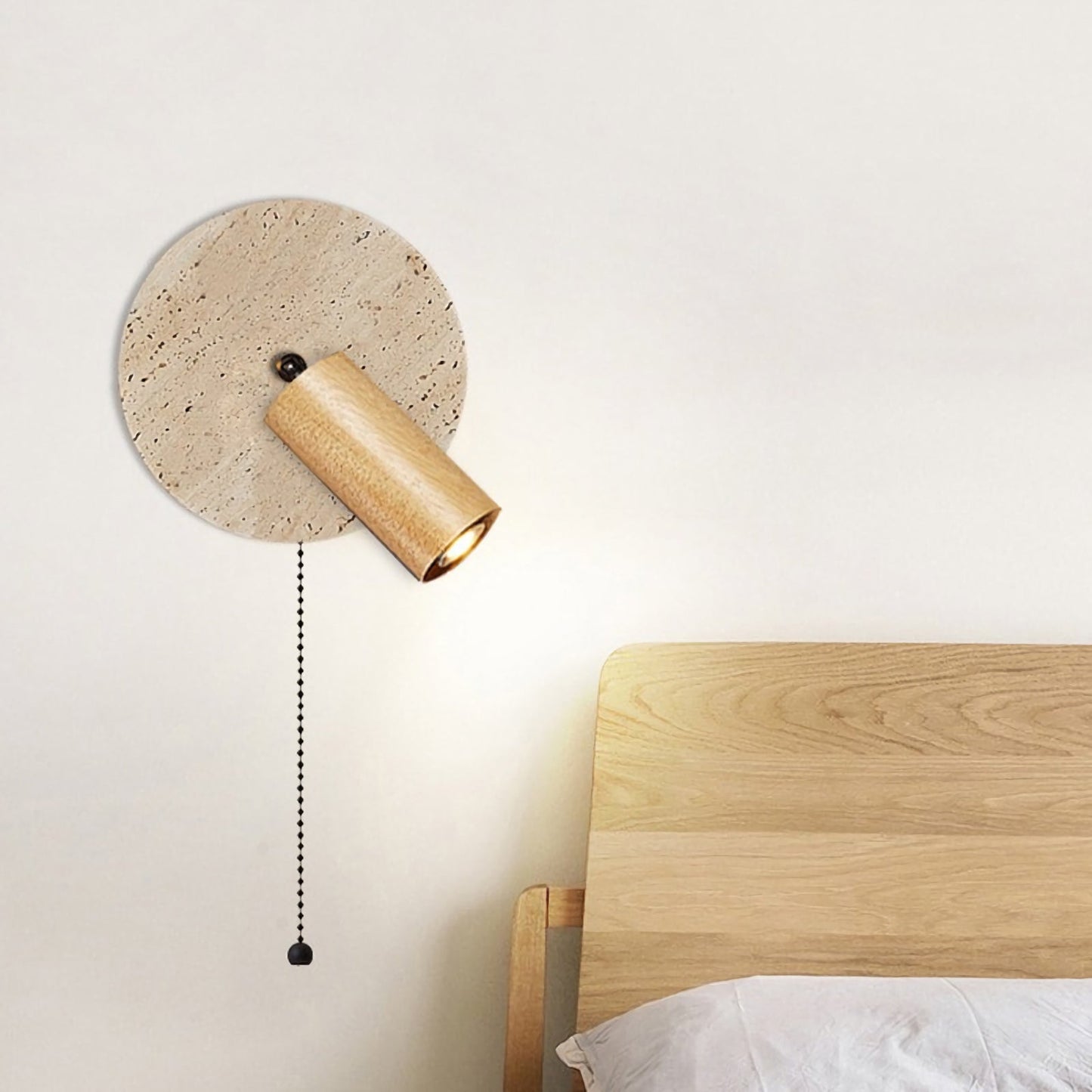 Vintage Travertine Wall Lamp - Nuvé