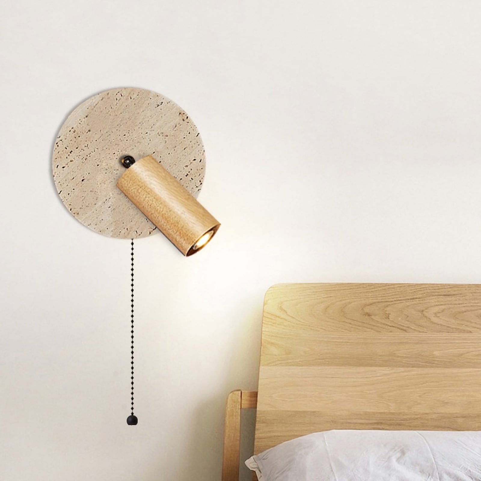 Vintage Travertine Wall Lamp - Nuvé