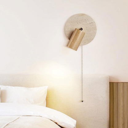 Vintage Travertine Wall Lamp - Nuvé