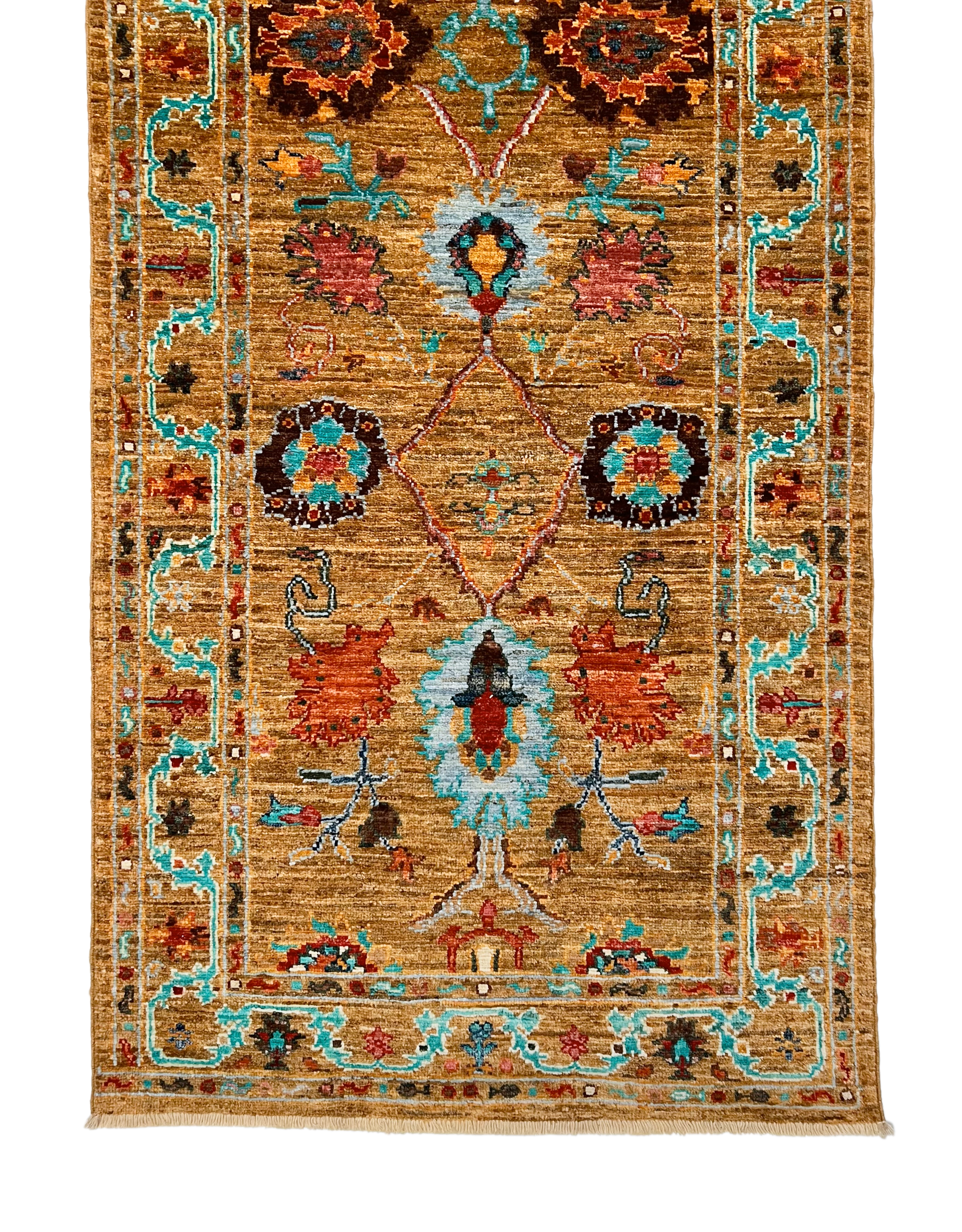 Aryana veg.dye 2'06"x9'05" gld - Nuvé