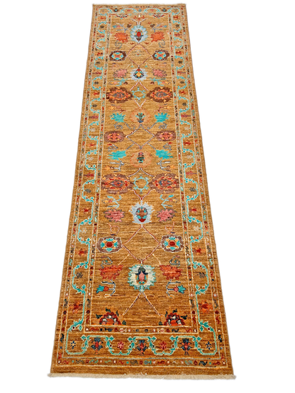 Aryana veg.dye 2'06"x9'05" gld - Nuvé