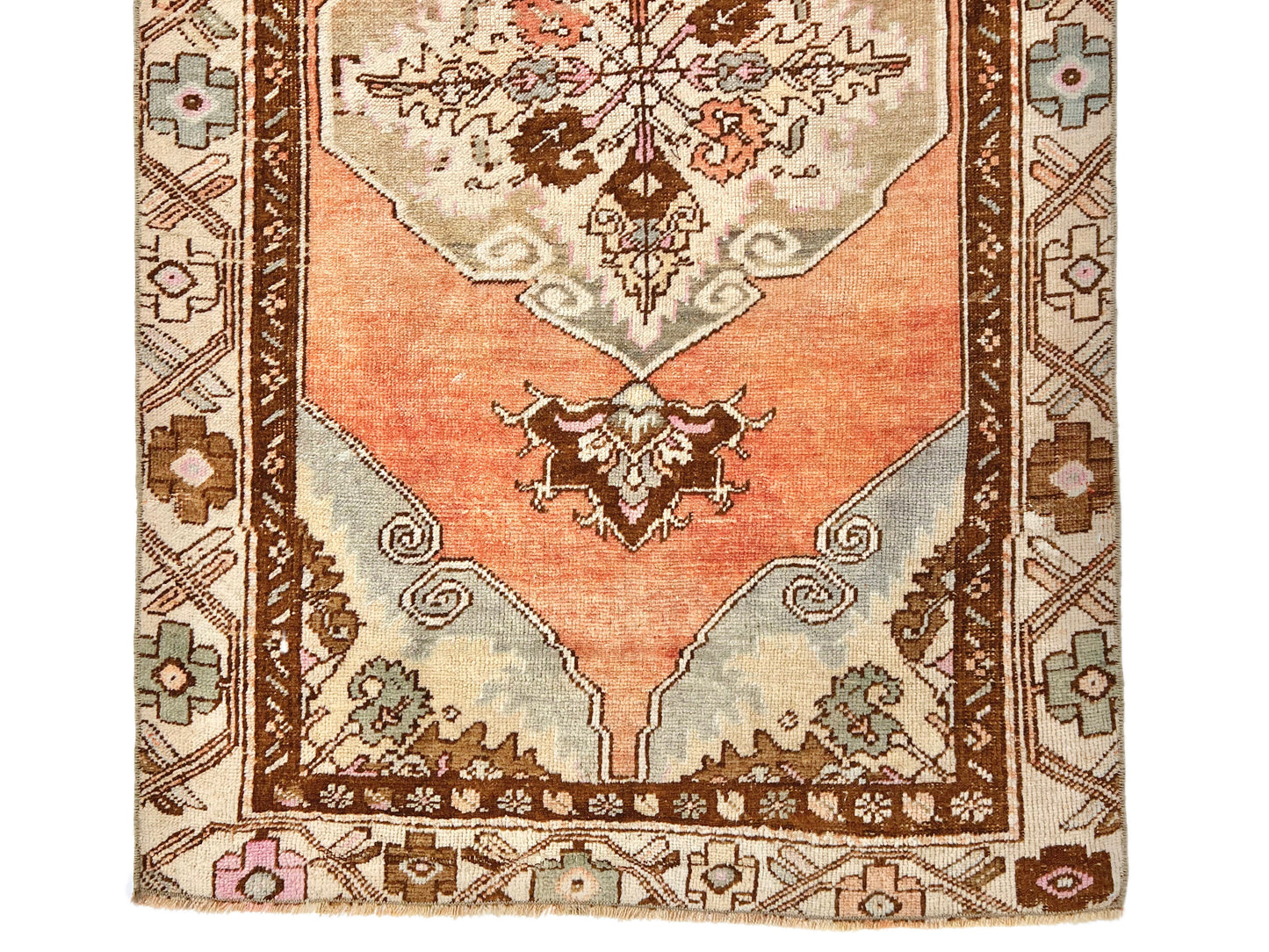 Vintage Turkish runner 2'10"x10'00" ros/mt - Nuvé