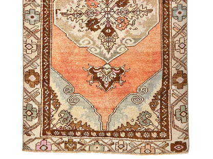 Vintage Turkish runner 2'10"x10'00" ros/mt - Nuvé