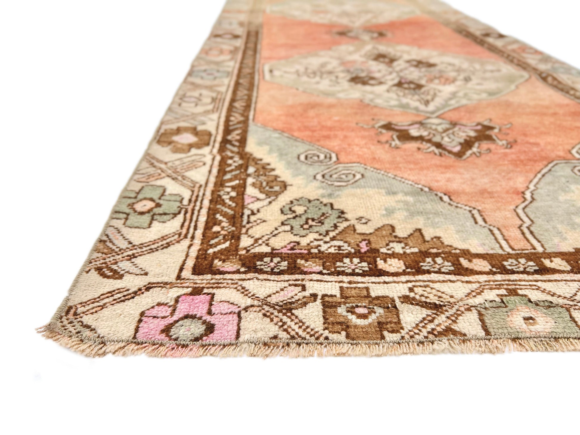 Vintage Turkish runner 2'10"x10'00" ros/mt - Nuvé