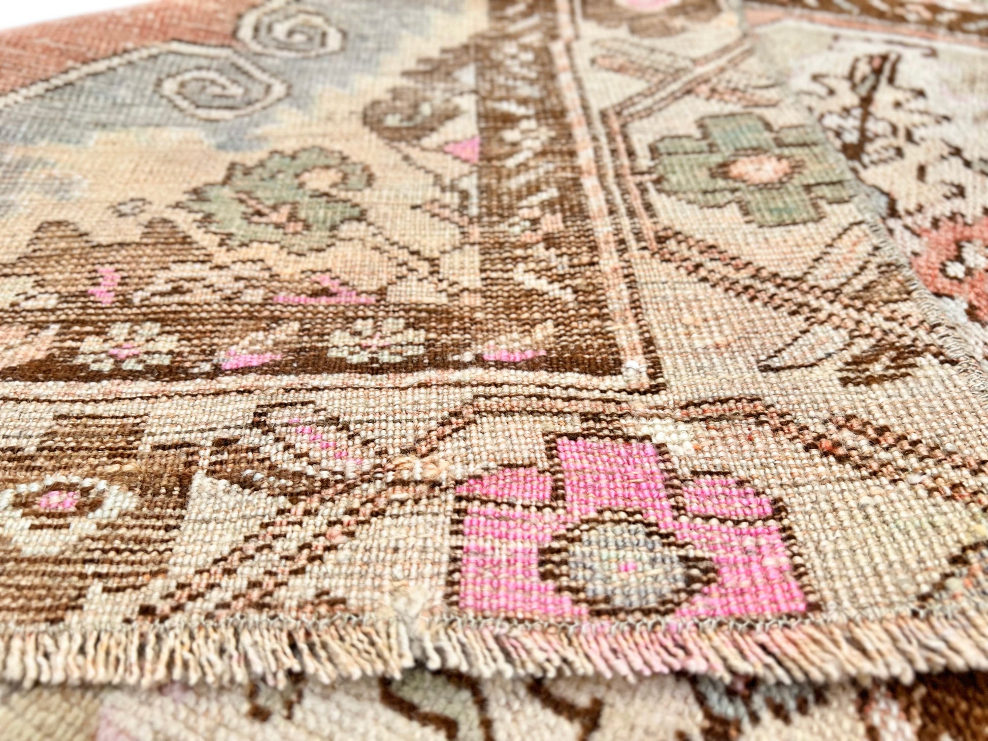 Vintage Turkish runner 2'10"x10'00" ros/mt - Nuvé