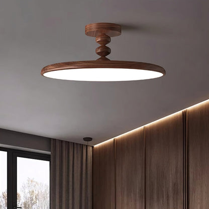 Walnut Ceiling Light - Nuvé