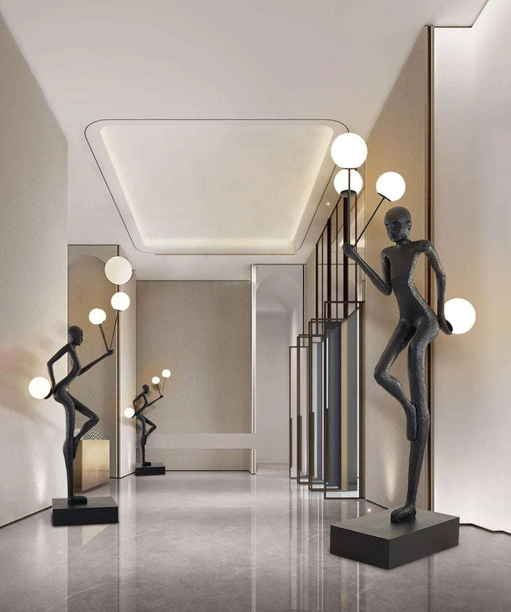 Welcome Sculpture Characters Floor Lamp - Nuvé