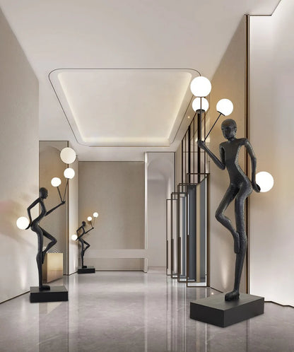 Welcome Sculpture Characters Floor Lamp - Nuvé