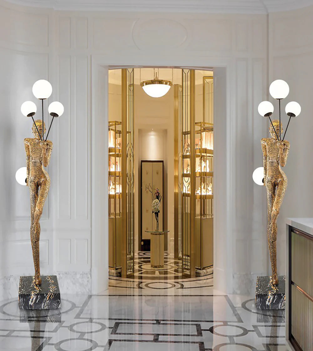 Welcome Sculpture Characters Floor Lamp - Nuvé