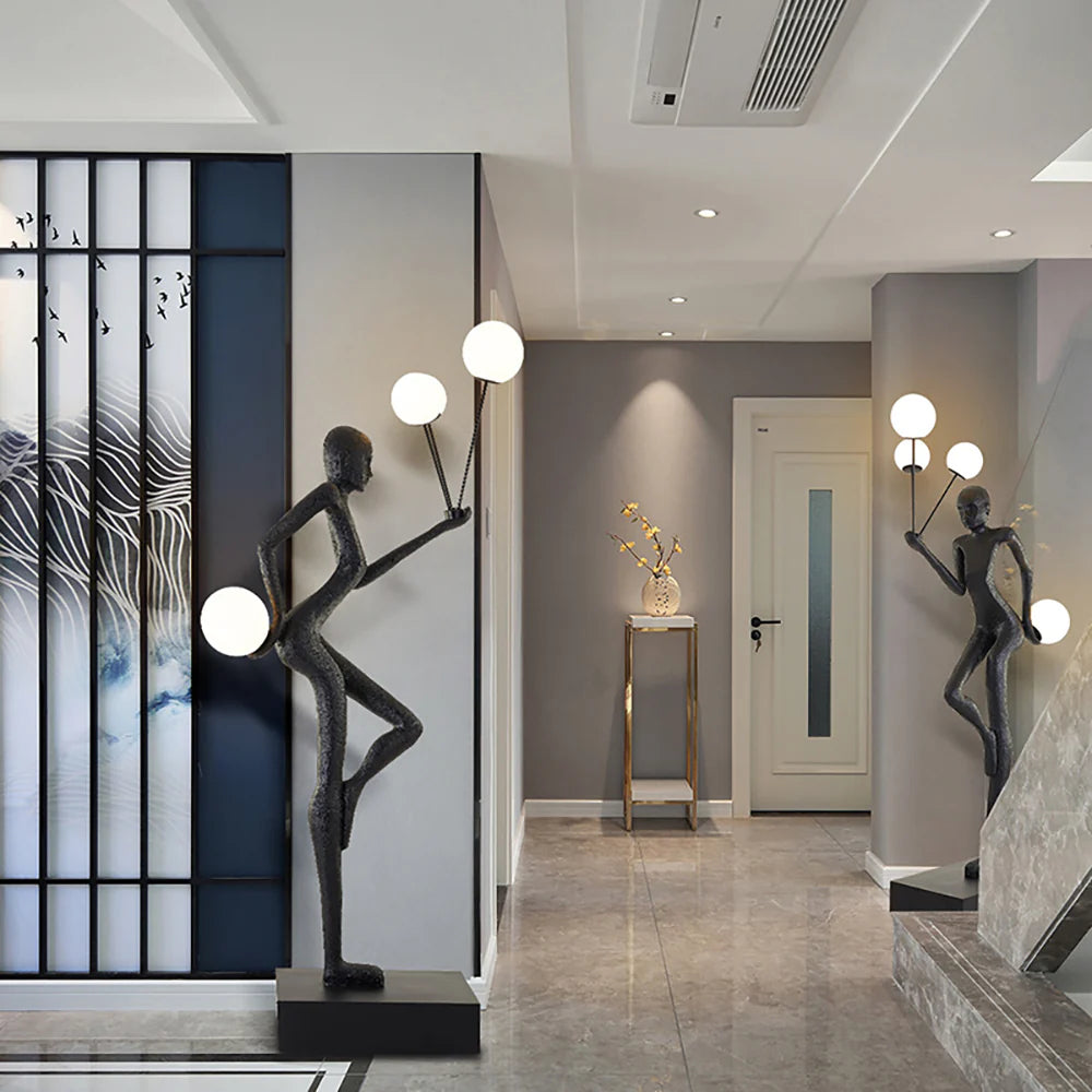 Welcome Sculpture Characters Floor Lamp - Nuvé