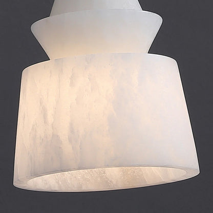 White Alabaster Pendant Light - Nuvé