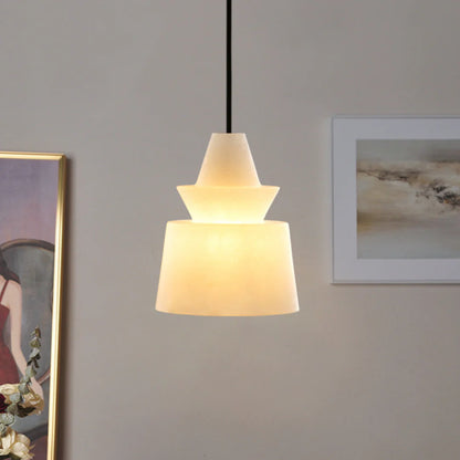 White Alabaster Pendant Light - Nuvé