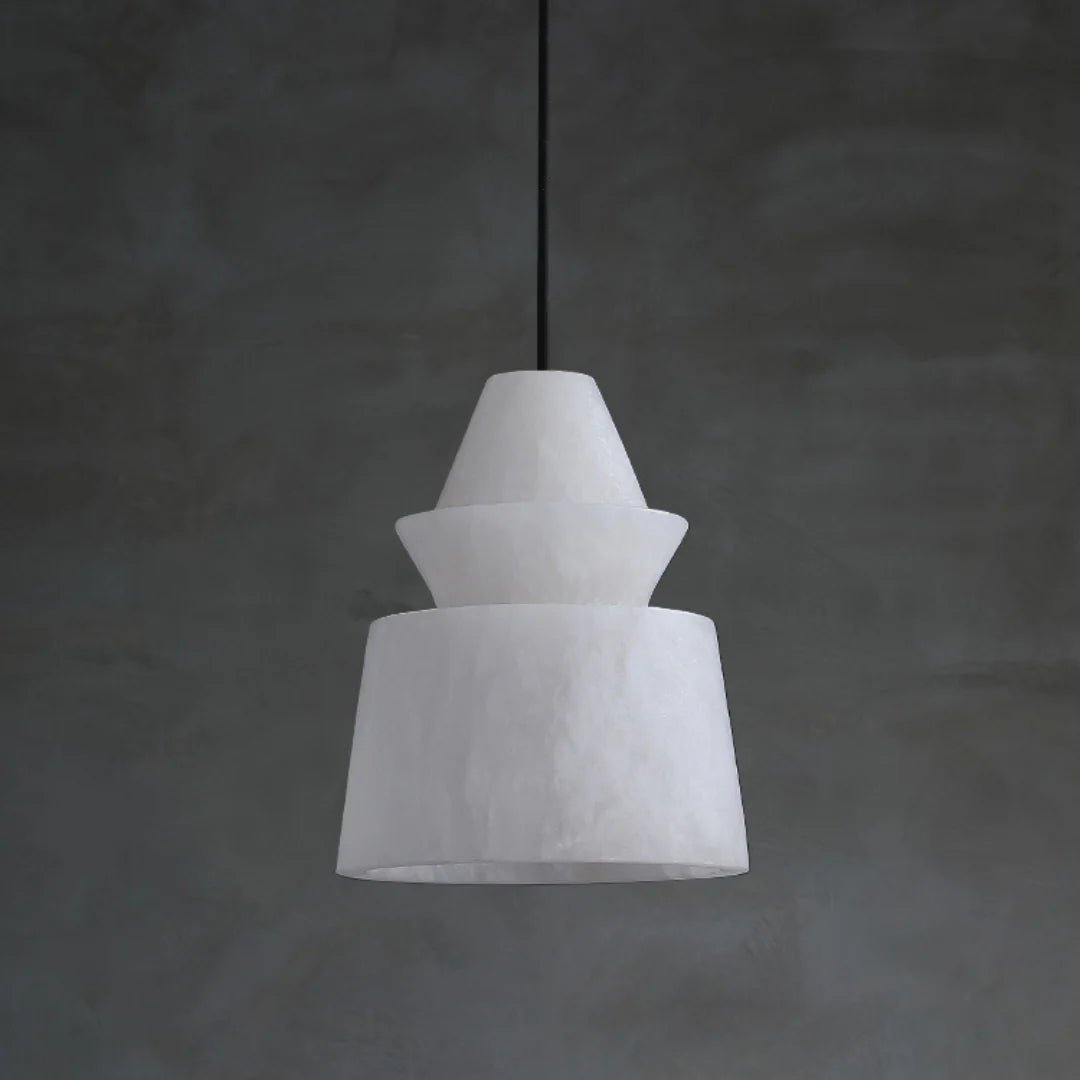 White Alabaster Pendant Light - Nuvé