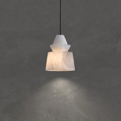White Alabaster Pendant Light - Nuvé