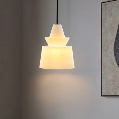 White Alabaster Pendant Light - Nuvé