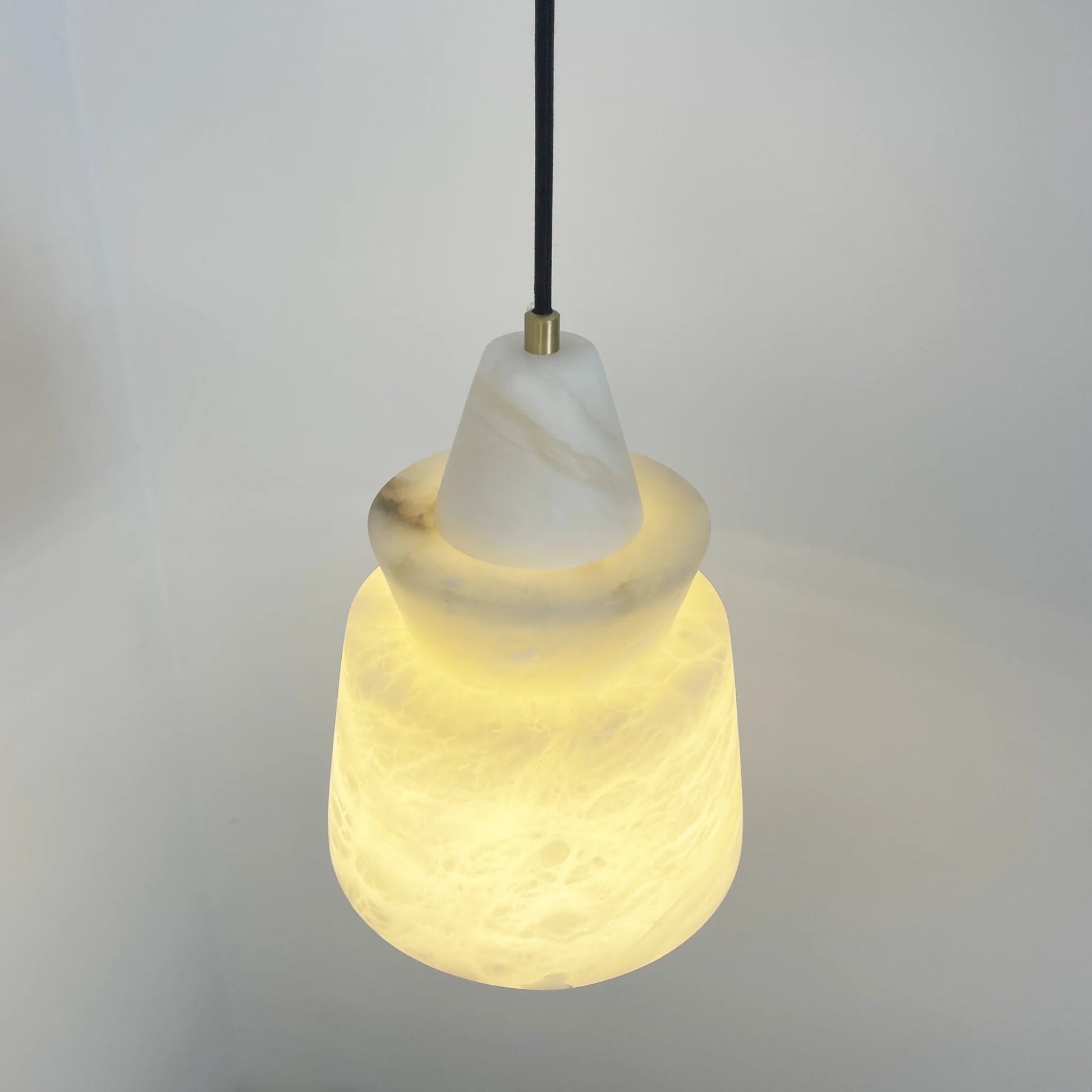 White Alabaster Pendant Light - Nuvé