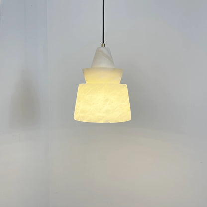 White Alabaster Pendant Light - Nuvé