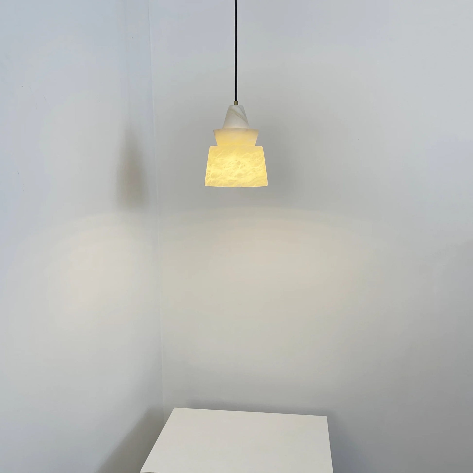 White Alabaster Pendant Light - Nuvé
