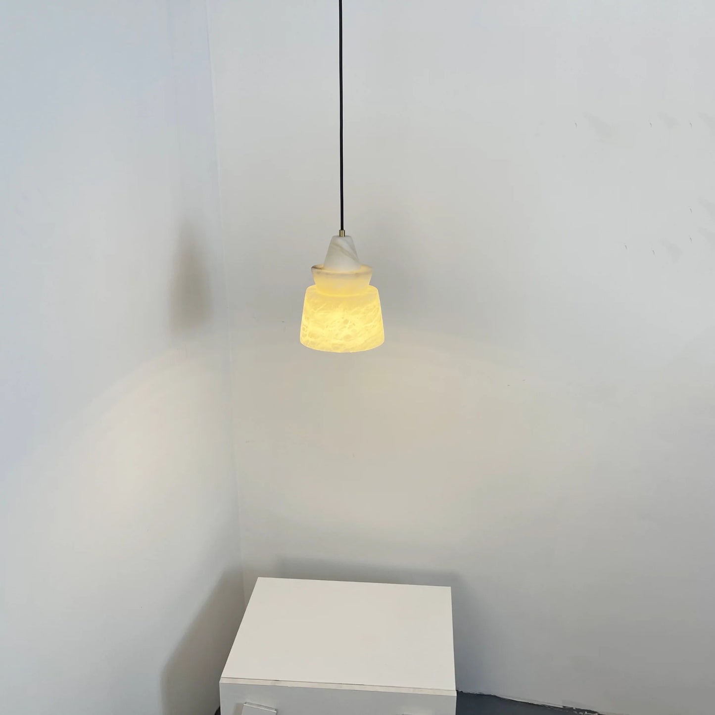 White Alabaster Pendant Light - Nuvé