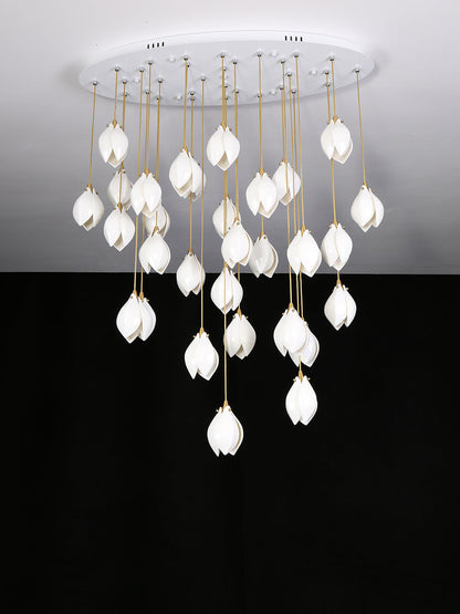 Bloom Porcelain Petals Pendant Light - Nuvé