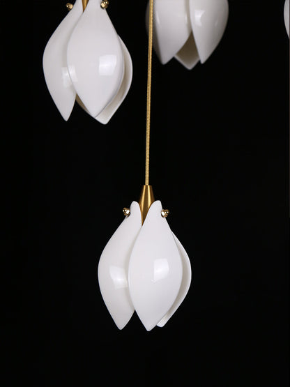 Bloom Porcelain Petals Pendant Light - Nuvé
