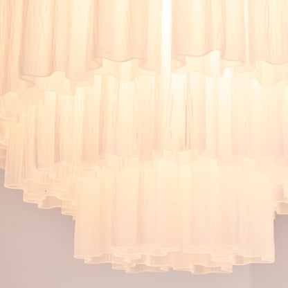 White Glass Tube Murano Ceiling Lamp - Nuvé