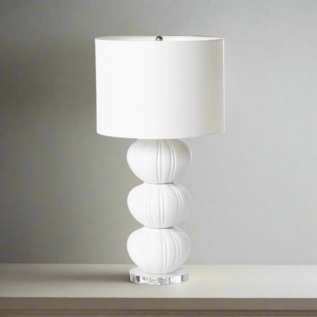 Ceramic Sea Urchin Table Lamp - Nuvé