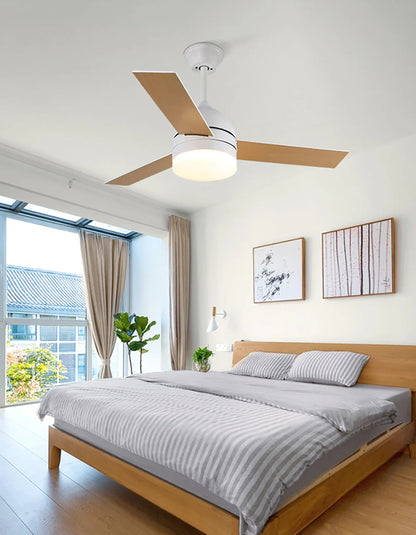Wood Blade Ceiling Fan Light - Nuvé