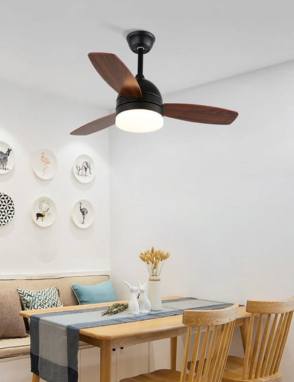 Wood Blade Ceiling Fan Light - Nuvé