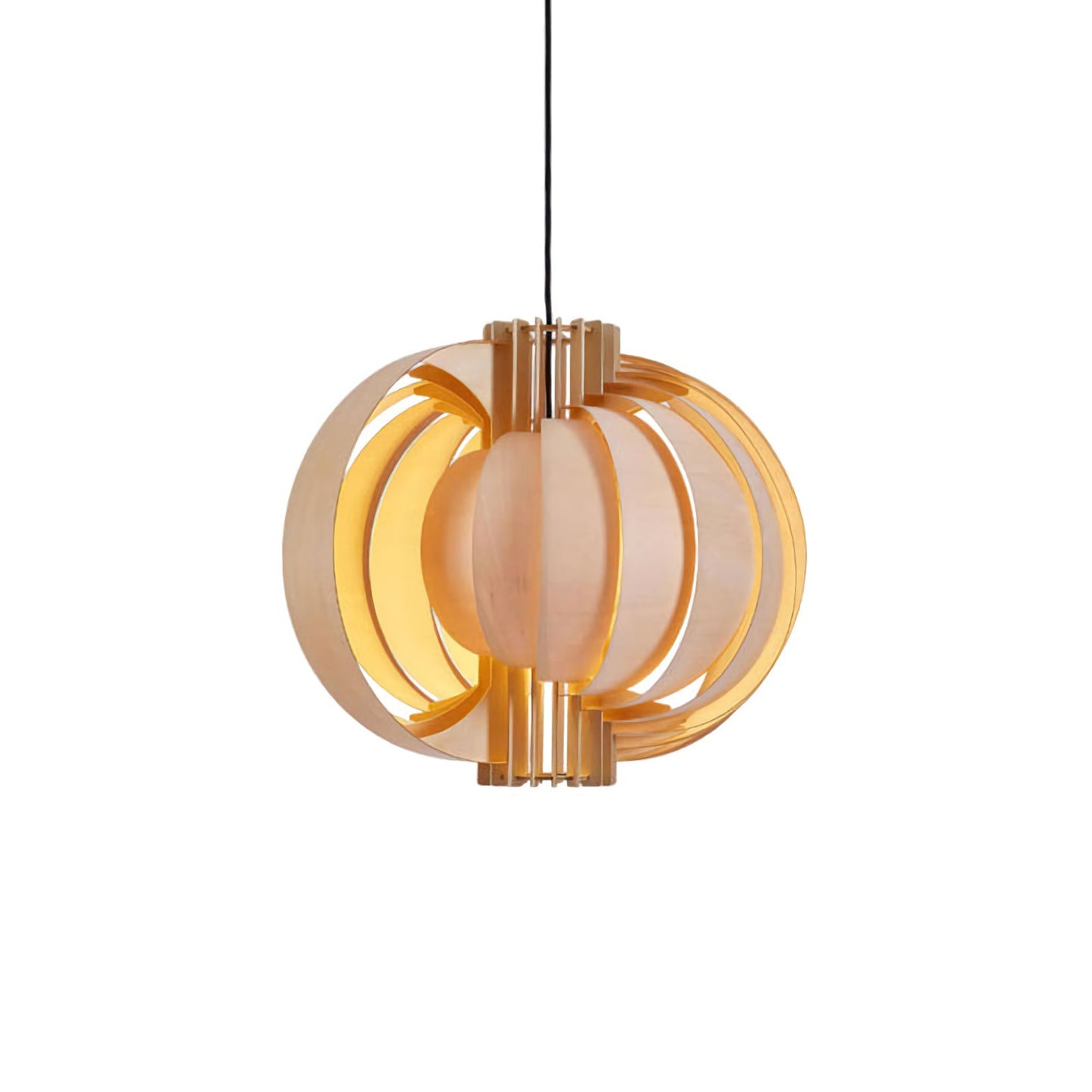 Wooden Lantern Pendant Lamp - Nuvé