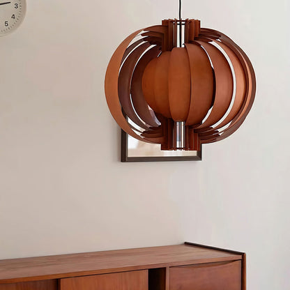 Wooden Lantern Pendant Lamp - Nuvé