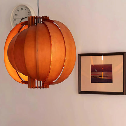 Wooden Lantern Pendant Lamp - Nuvé