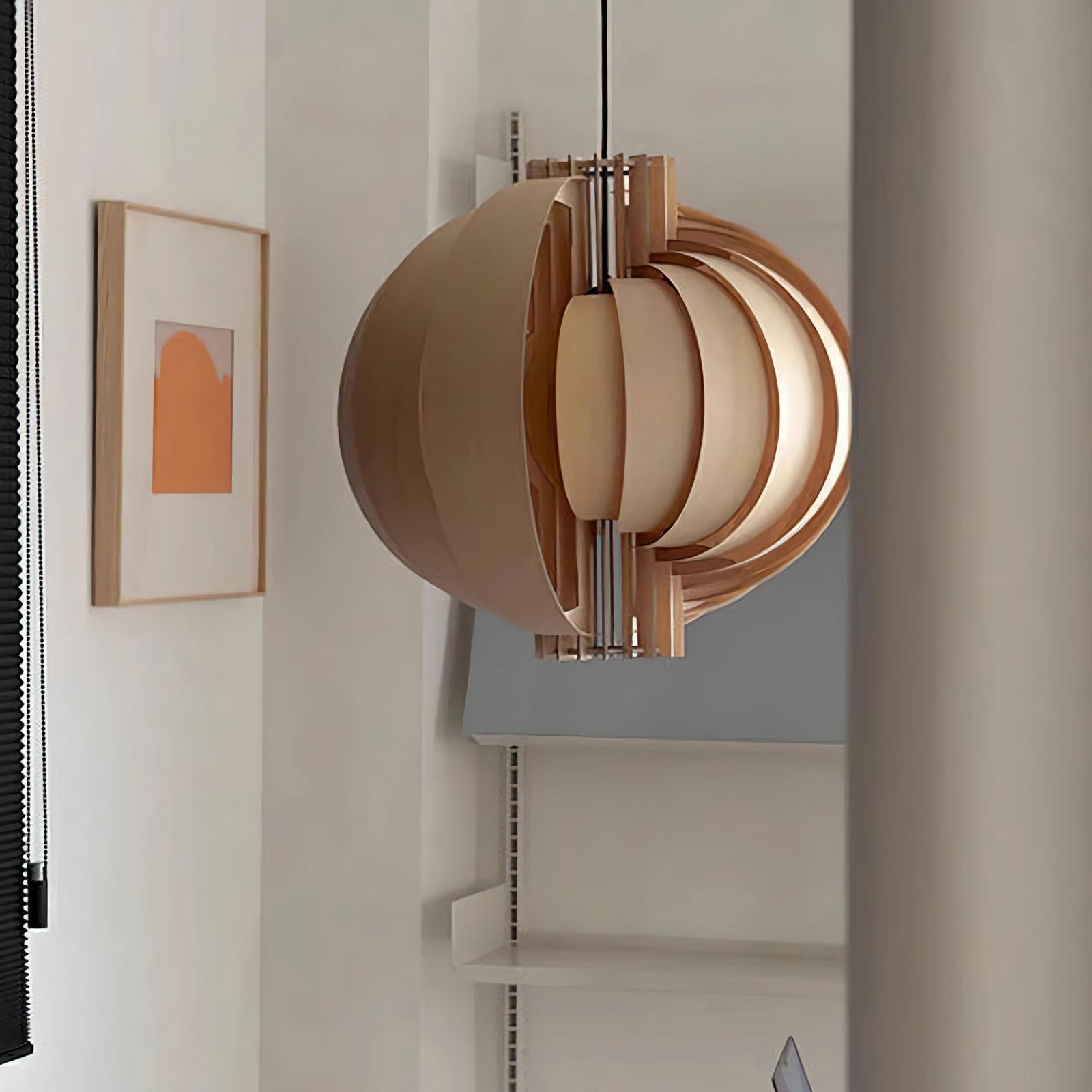 Wooden Lantern Pendant Lamp - Nuvé