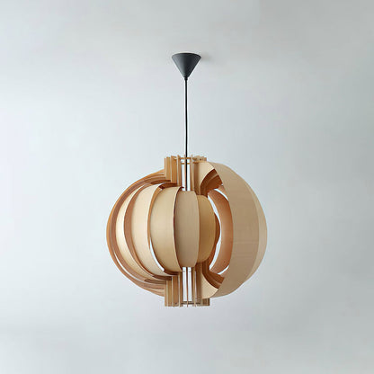Wooden Lantern Pendant Lamp - Nuvé