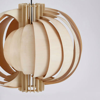 Wooden Lantern Pendant Lamp - Nuvé