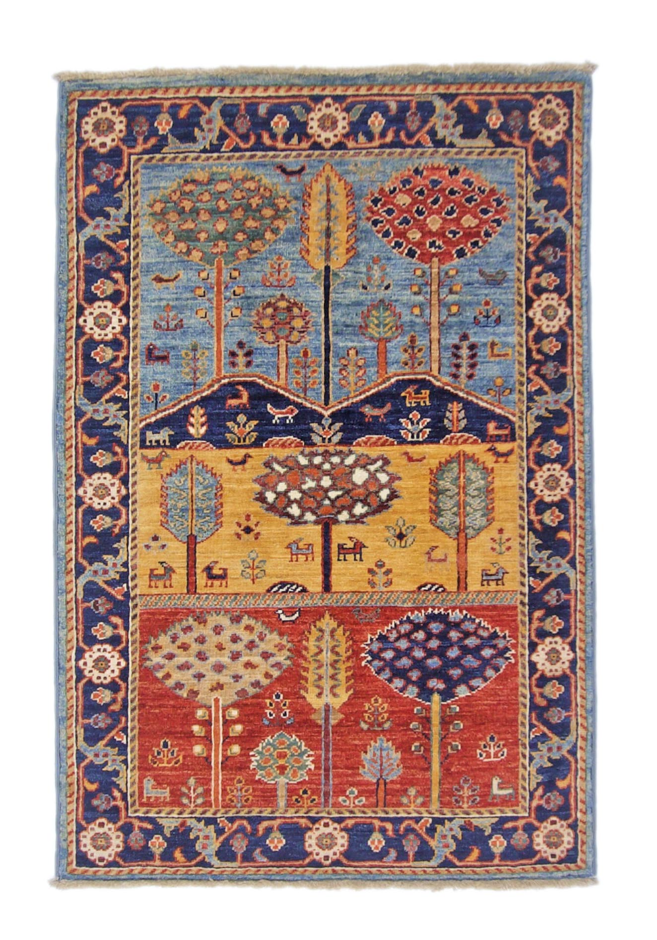 Multi-Panel Gabbeh (2x4) multicolor - Nuvé
