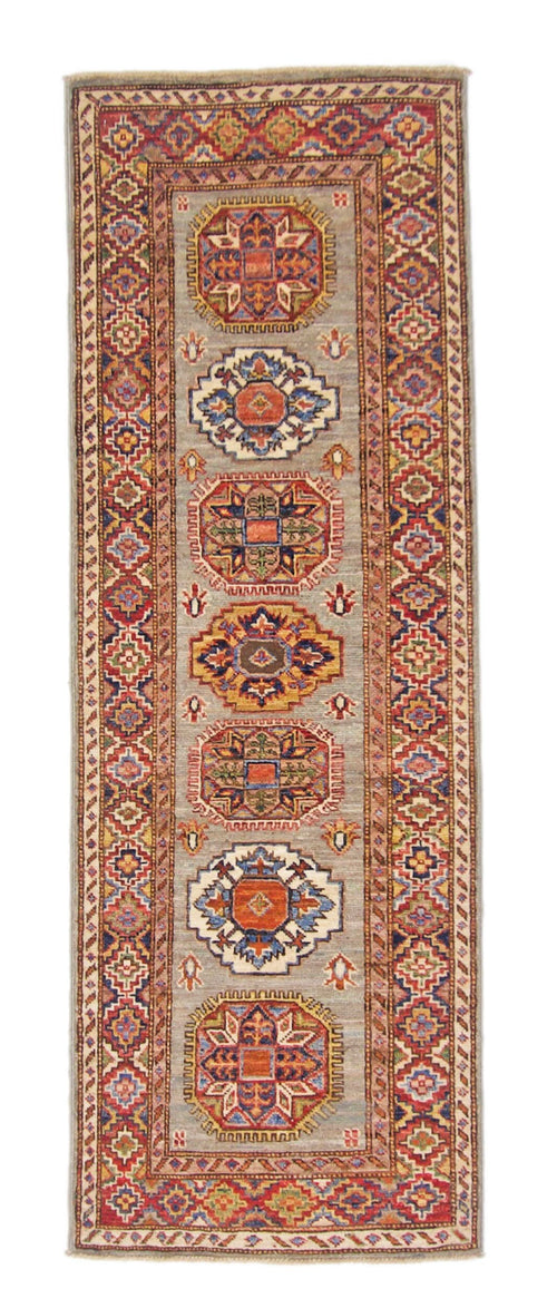 Super Kazak (1'11"x5'08") sand/multicolor - Nuvé