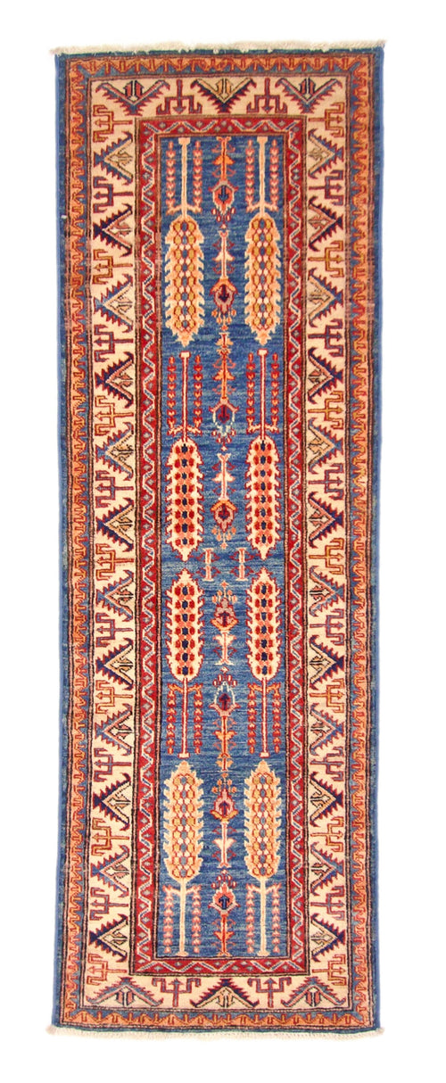 Super Kazak (2x6) blue/ivory - Nuvé